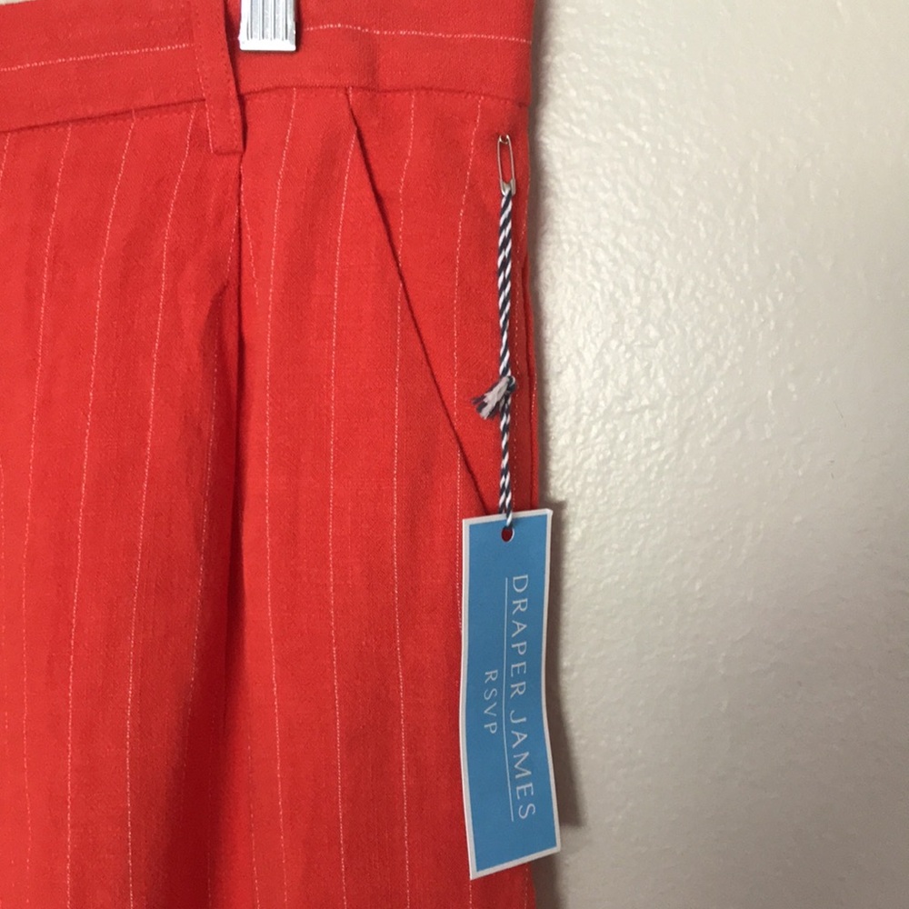 NEW Draper James Linen Shorts. XL - Picture 7 of 10